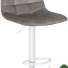 Стул барный TAILOR WHITE (серый велюр (MJ9-75))