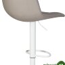 Стул барный TAILOR WHITE (серый велюр (MJ9-75))