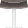 Стул барный TAILOR WHITE (серый велюр (MJ9-75))