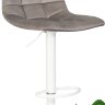 Стул барный TAILOR WHITE (серый велюр (MJ9-75))