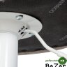 Стул барный TAILOR WHITE (серый велюр (MJ9-75))