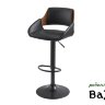 Стул барный JY3143X-L черный/орех/черный