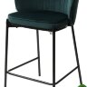 Полубарный стул WENDY BLUVEL-78 GREEN (H=65cm), велюр