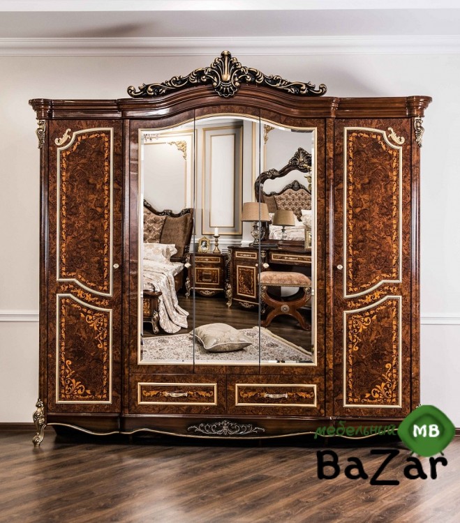 Спальня "Прага" корень дуба (Ю)