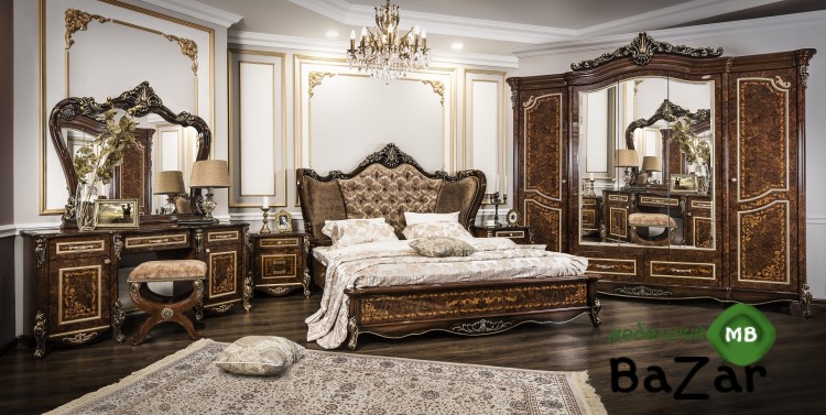 Спальня "Прага" корень дуба (Ю)