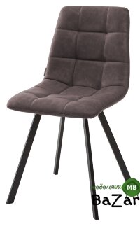 Стул CHILLI SQUARE RU-12 коричневый антрацит, PU