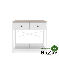 Консоль Lenon сонома-белый аналог IKEA