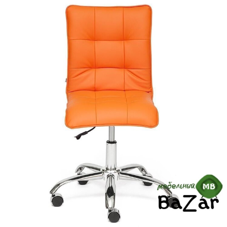 Кресло ZERO кож/зам оранжевый