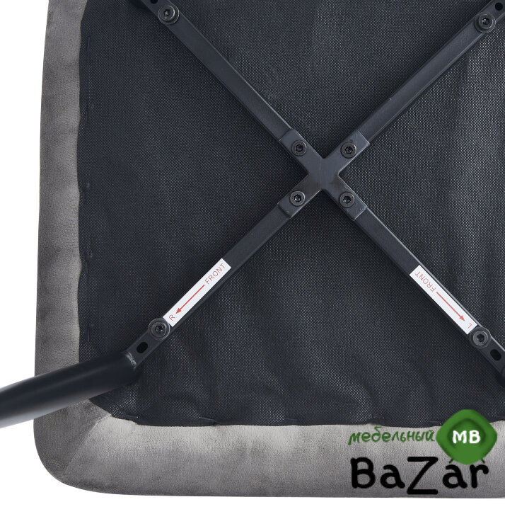 Стул DС210 антрацит велюр