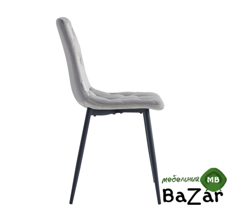 Стул DС210 антрацит велюр