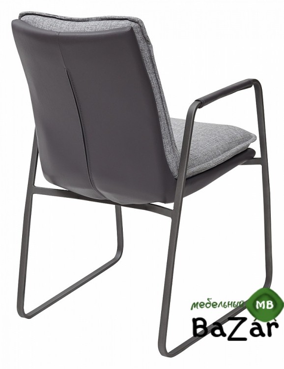 Стул MALABO GREY, ткань + экокожа