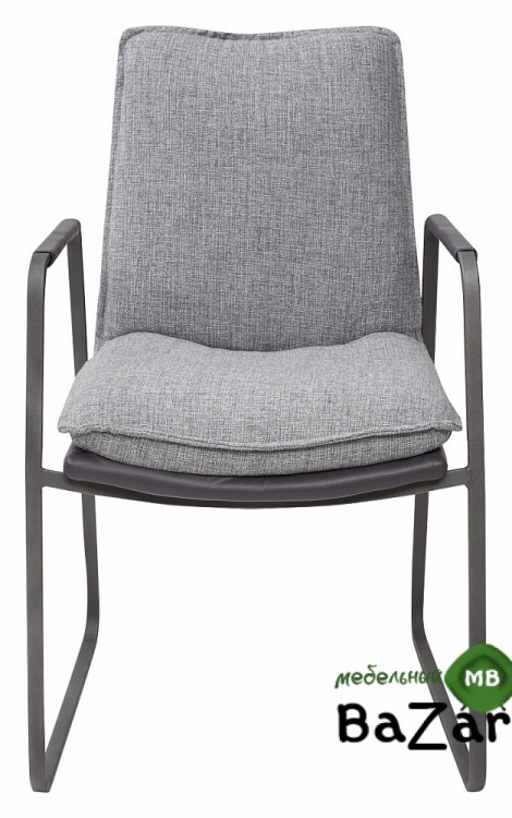 Стул MALABO GREY, ткань + экокожа