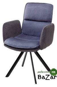 Стул THUNDER DARK BLUE F-43 поворот.180 град. 