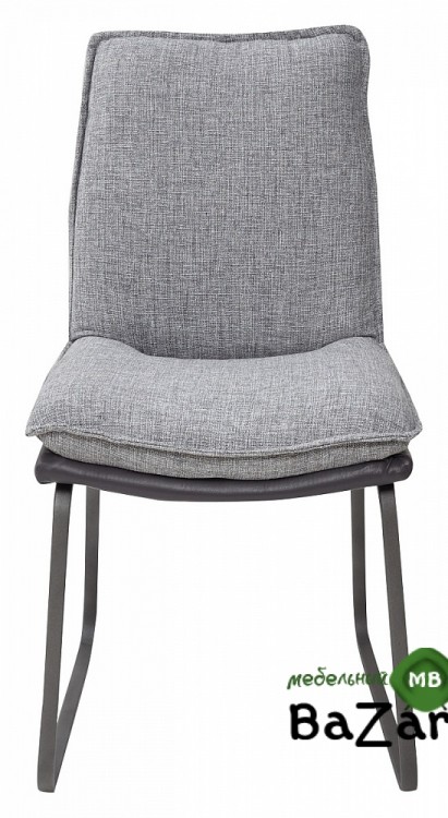 Стул MALAWI GREY, ткань + экокожа