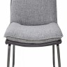 Стул MALAWI GREY, ткань + экокожа