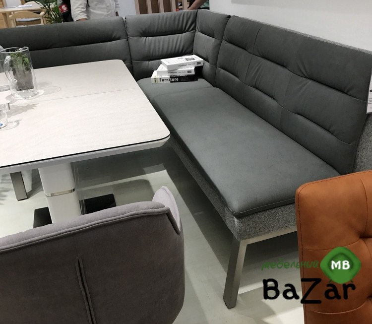 Стул MALI GREY, экокожа + ткань