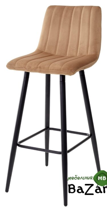 Барный стул DERRY G108-72 тоффи, велюр