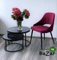 Стул FANTINE-LS ВИННЫЙ #16, велюр