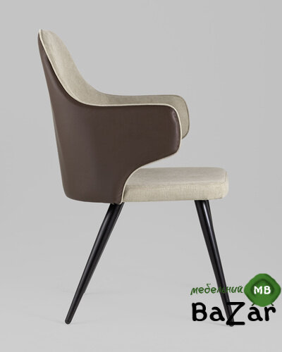 Стул Альдо с подлокотниками бежевый