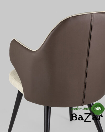 Стул Альдо с подлокотниками бежевый