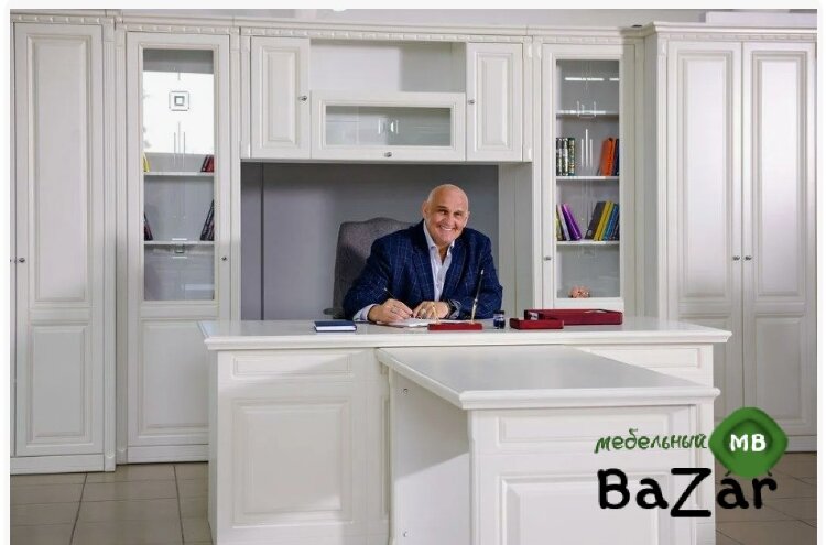 Кабинет гостиная «Деметра» Ваниль