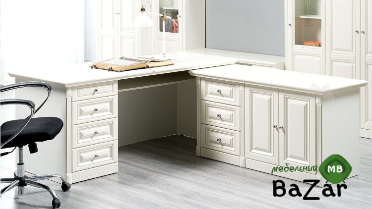 Кабинет гостиная «Деметра» Ваниль