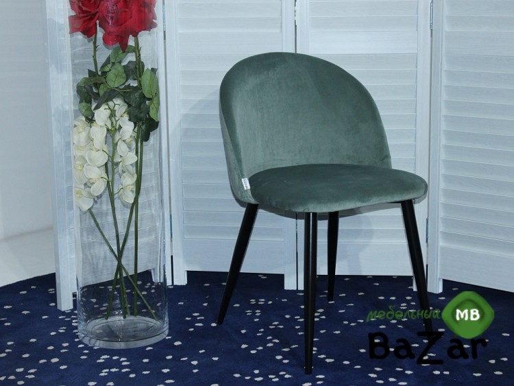 Стул MELODY пудровый мятный, велюр G108-28