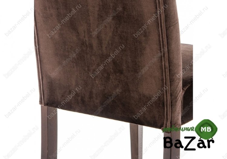 Стул Madina dark walnut / fabric brown
