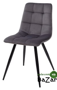 Стул TERAMO UF910-05 DARK GREY, велюр