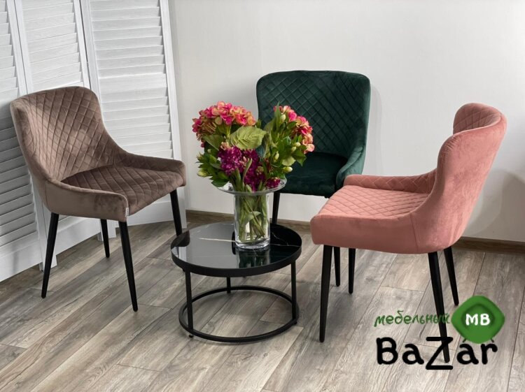 Стул SORREL BLUVEL-38 LATTE, велюр