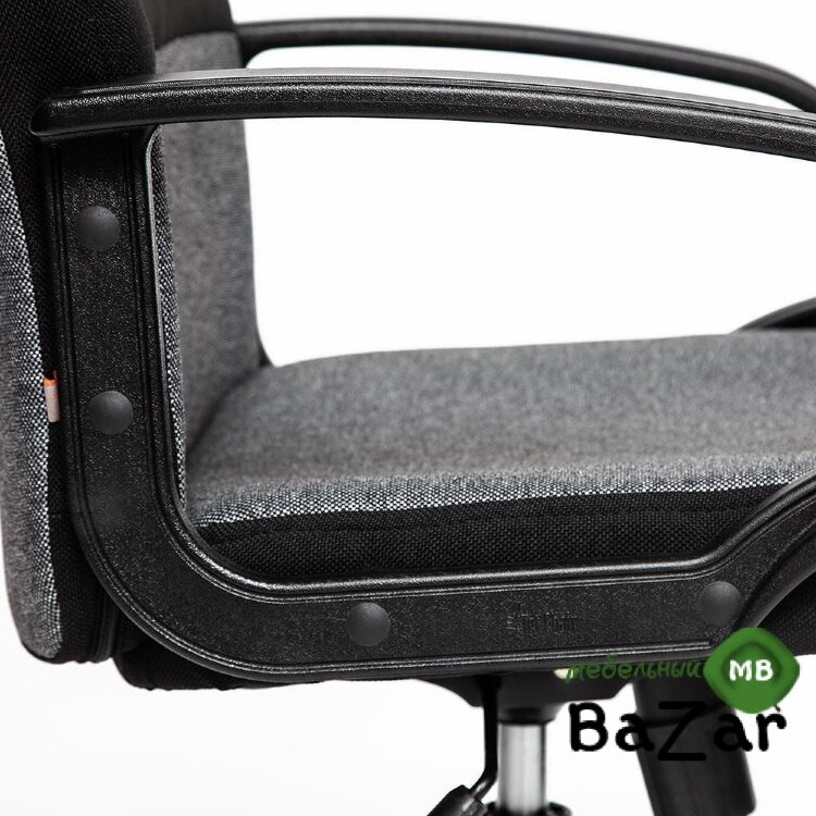 Кресло СН757 ткань серый/чёрный