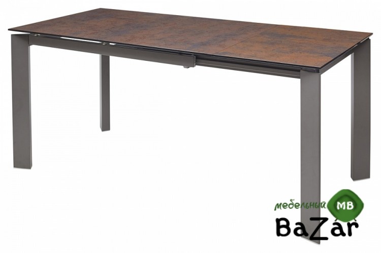 Стол CORNER 120 Glazed Glass Moss+Grey1 Стол CORNER 120 Glazed Glass Moss+Grey1