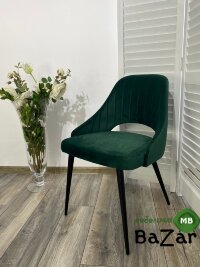 Стул FANTINE-LS ЗЕЛЕНЫЙ #19, велюр Стул FANTINE-LS ЗЕЛЕНЫЙ #19, велюр