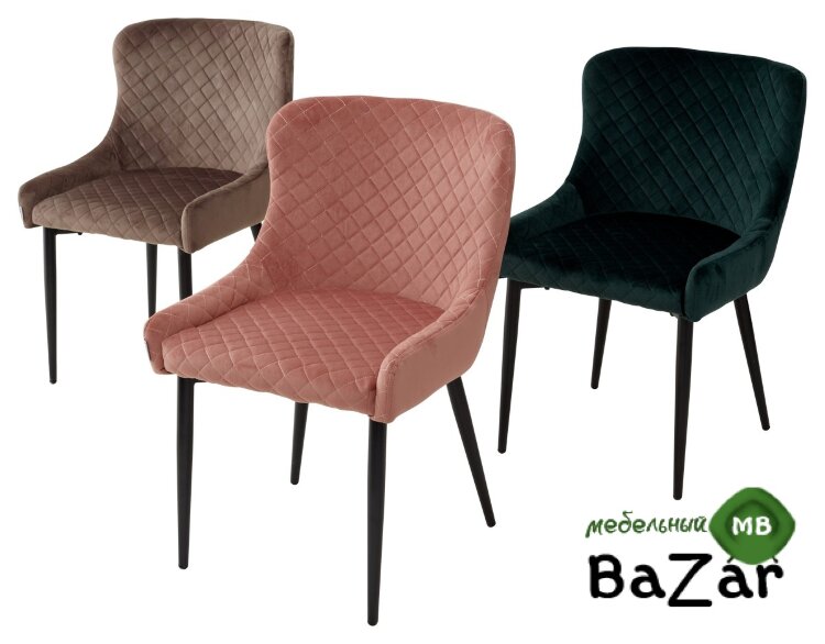 Стул SORREL BLUVEL-52 PINK, велюр