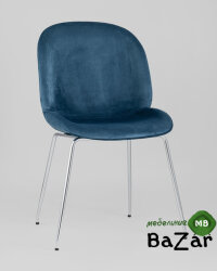 Стул Beetle маренго хромированные ножки Стул Beetle маренго хромированные ножки