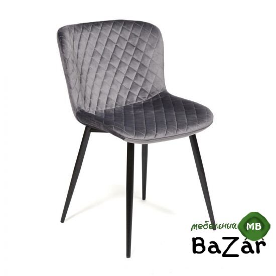 Стул QUINCY (mod. 8272) серый (G-062-40)/черный