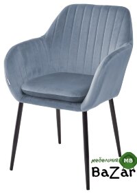 Стул ALABAMA BLUVEL-06 BLUE, велюр