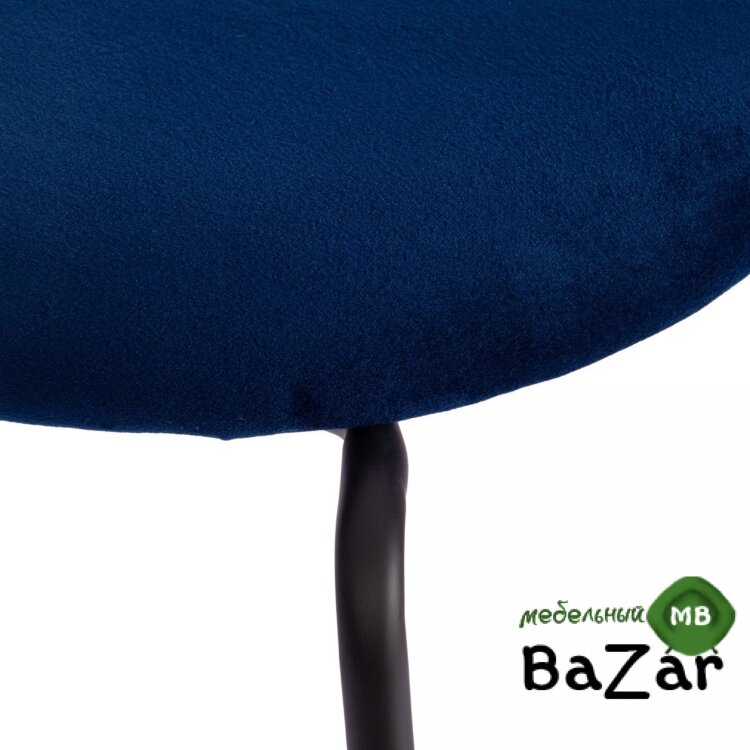 Стул DANTON (mod. 0139223) темно-синий S108 (117 DARK BLUE)/черный Стул DANTON (mod. 0139223) темно-синий S108 (117 DARK BLUE)/черный