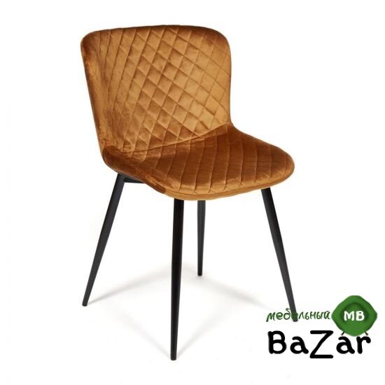 Стул QUINCY (mod. 8272) коричневый (G-062-61)/черный