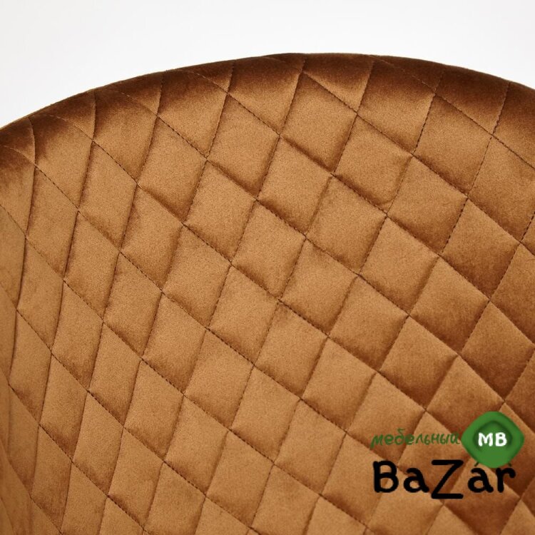 Стул QUINCY (mod. 8272) коричневый (G-062-61)/черный