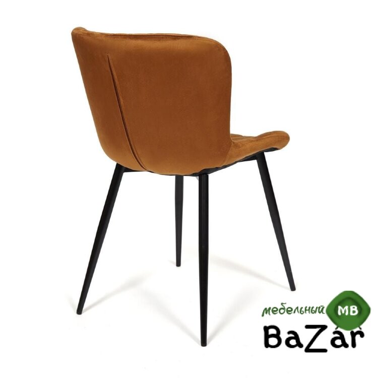 Стул QUINCY (mod. 8272) коричневый (G-062-61)/черный