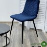 Стул TINTIN BLUVEL-86 NAVY BLUE / черный каркас