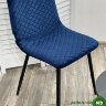 Стул TINTIN BLUVEL-86 NAVY BLUE / черный каркас