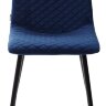 Стул TINTIN BLUVEL-86 NAVY BLUE / черный каркас