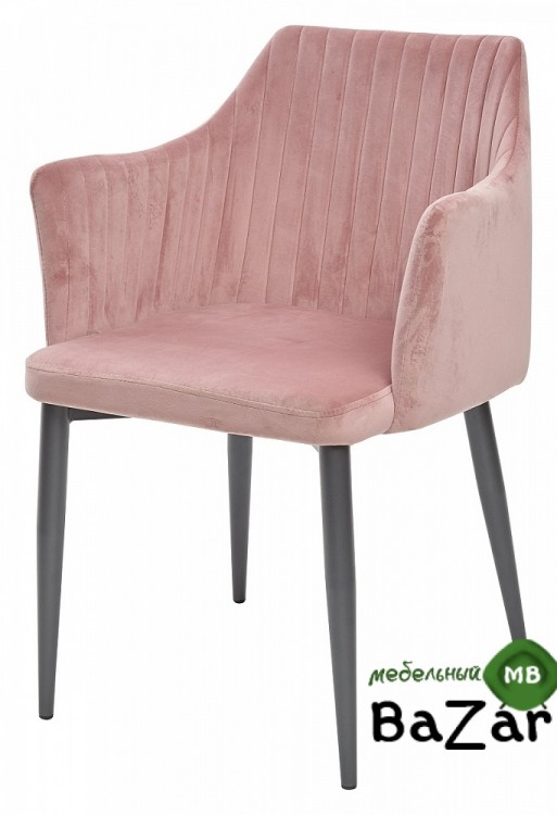 Стул OTTAVA пепел розы - антрацит, велюр G108-15