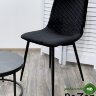 Стул TINTIN BLUVEL-19 BLACK / черный каркас