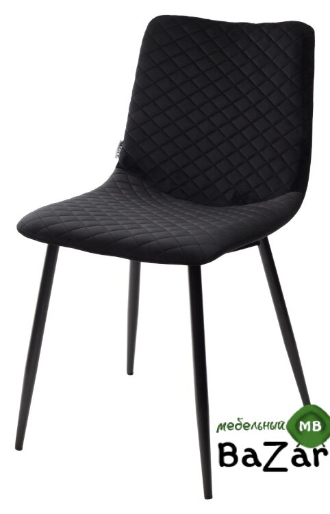 Стул TINTIN BLUVEL-19 BLACK / черный каркас