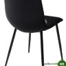 Стул TINTIN BLUVEL-19 BLACK / черный каркас