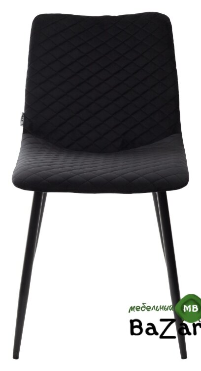 Стул TINTIN BLUVEL-19 BLACK / черный каркас