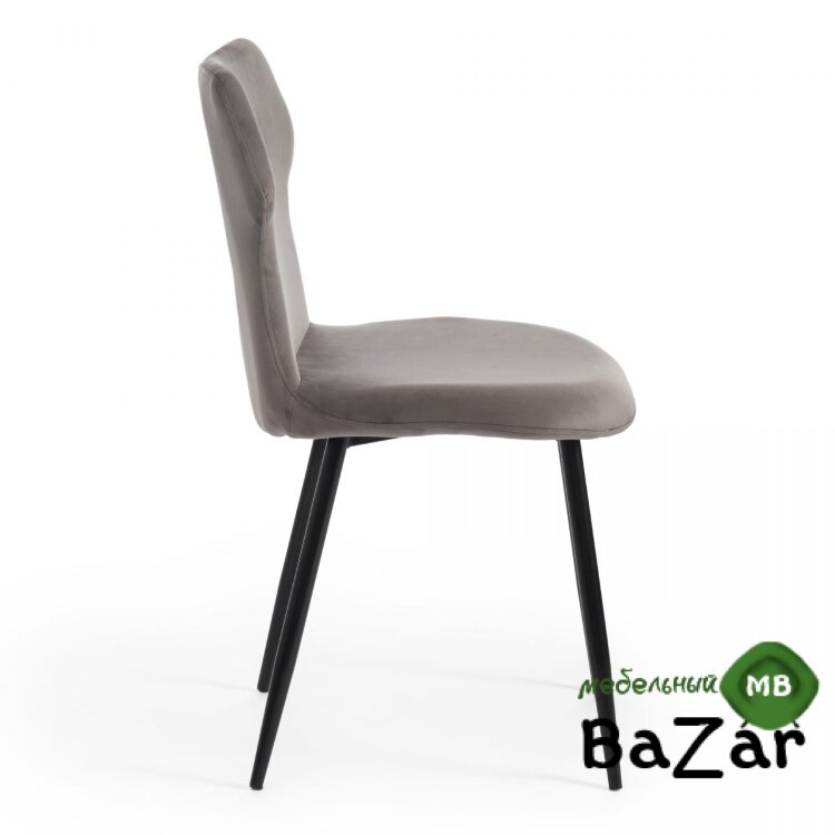 Стул ROBOCOP (mod. DC0128) серый (HLR 24)/черный